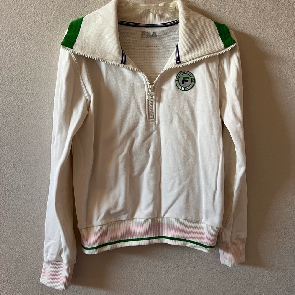 FILA x Brandon Maxwell quarter zip